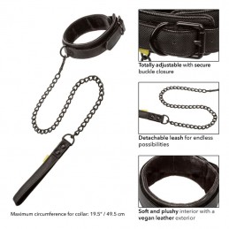 DARKNESS COLLAR BDSM CON CANDADO NEGRO