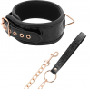 BEGME BLACK EDITION COLLAR CUERO VEGANO CON FORRO DE NOPRENO