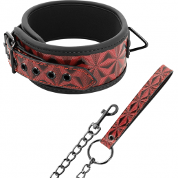 COQUETTE CHIC DESIRE COLLAR CUERO VEGANO ROJO ACCESORIO WOMAN FETISH