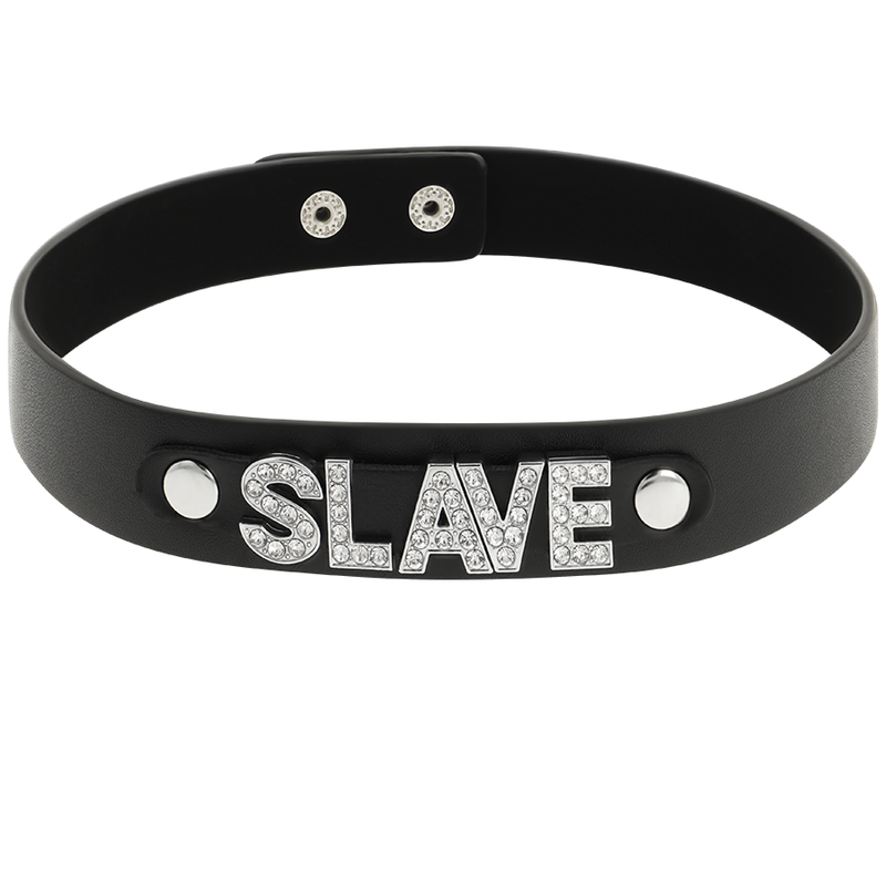 COQUETTE CHIC DESIRE CHOKER CUERO VEGANO - SLAVE