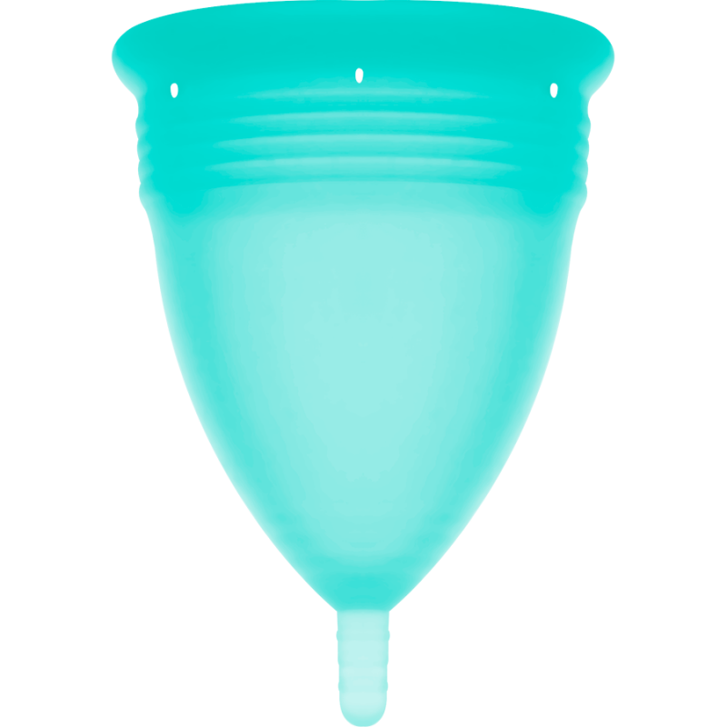 STERCUP COPA MENSTRUAL FDA SILICONE  TALLA L AQUAMARINE