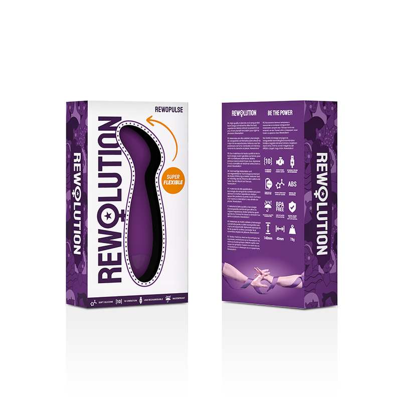 REWOLUTION REWOPULSE VIBRADOR FLEXIBLE ESTIMULADOR PUNTO G