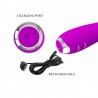 PRETTY LOVE MOLLY VIBRADOR CON ROTACION RECARGABLE