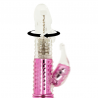 OHMAMA VIBRADOR CON FUNCION ROTACION Y ESTIMULADOR CLITORIS