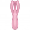 SATISFYER THREESOME 3 VIBRADOR - ROSA