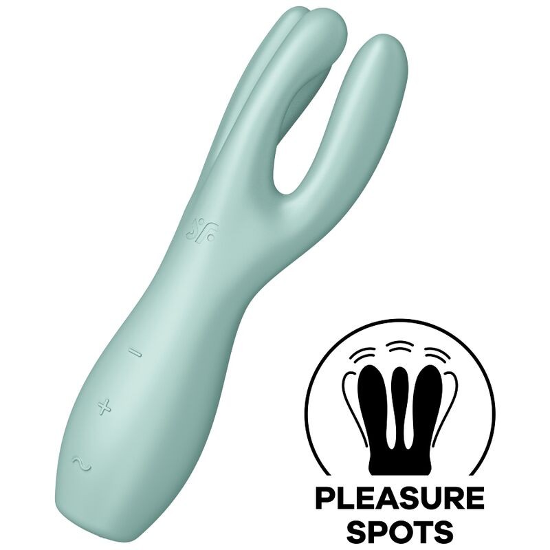 SATISFYER THREESOME 3 VIBRADOR - VERDE