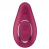 SATISFYER DIPPING DELIGHT VIBRADOR LAY-ON - ROJO