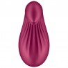 SATISFYER DIPPING DELIGHT VIBRADOR LAY-ON - ROJO