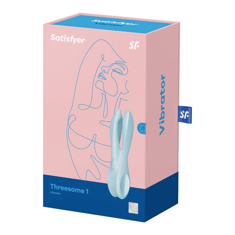 SATISFYER THREESOME 1 VIBRADOR - AZUL