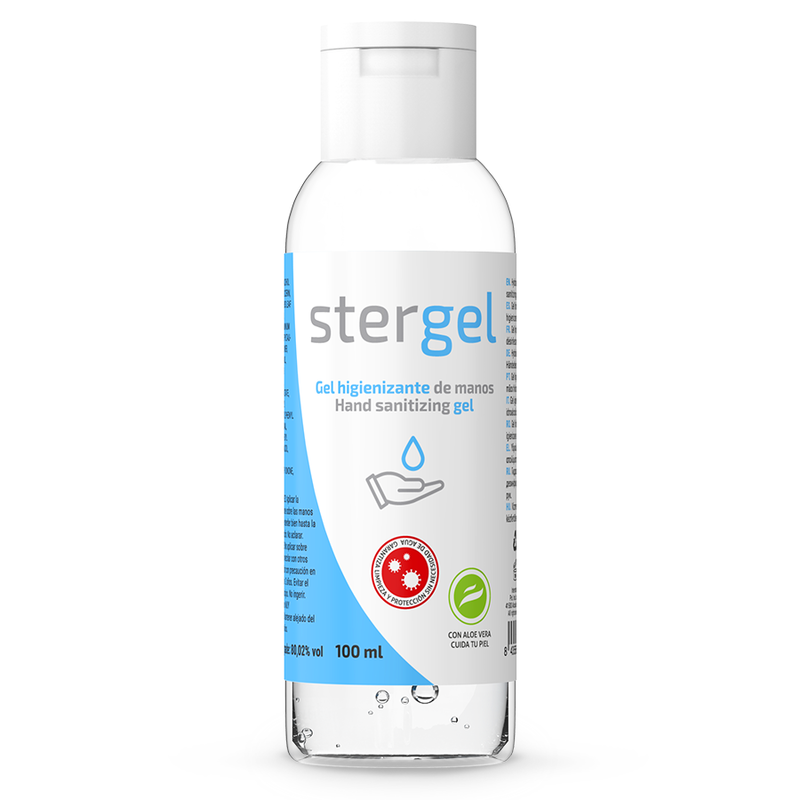 STERGEL  HIDROALCOHOLICO + ALOE VERA + FRAGANCIA 100ML