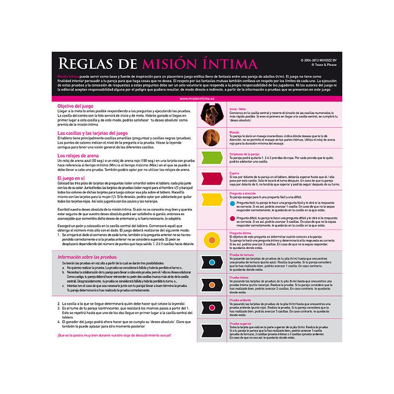 MISION INTIMA EDICION ORIGINAL (ES)