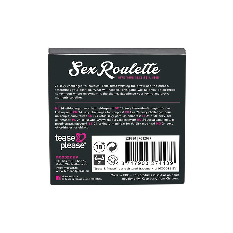 SEX ROULETTE LOVE & MARRIAGE (NL-DE-EN-FR-ES-IT-PL-RU-SE-NO)