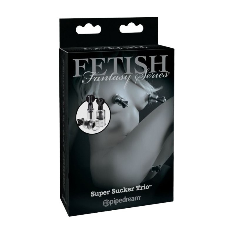 FETISH FANTASY  TRIO SUPER SUCCIONADOR PEZONES Y CLITORIS