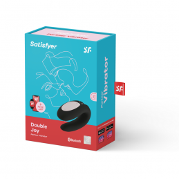 SATISFYER DOUBLE JOY CON APP - ORO NEGRO
