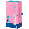 SATISFYER HEAT WAVE VIBRADOR - BLANCO