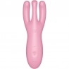 SATISFYER THREESOME 4 VIBRADOR APP - ROSA