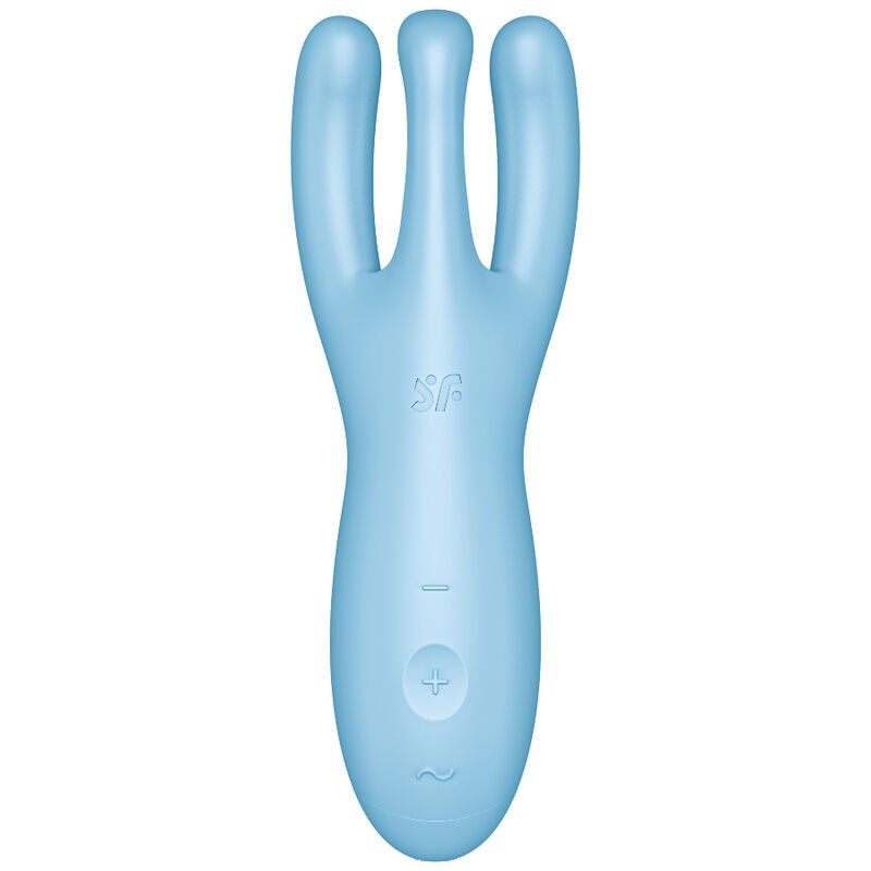 SATISFYER THREESOME 4 VIBRADOR - AZUL