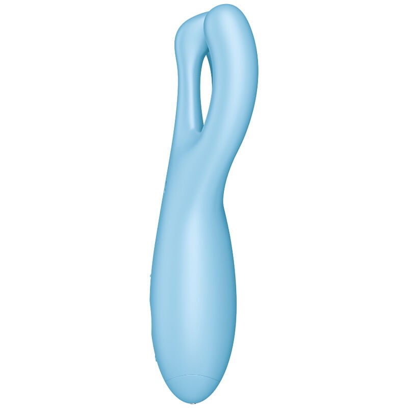 SATISFYER THREESOME 4 VIBRADOR - AZUL