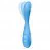 SATISFYER G-SPOT FLEX 4+ MULTI VIBRADOR APP - AZUL