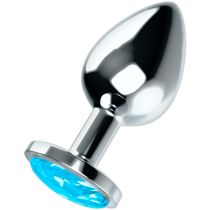 OHMAMA PLUG ANAL CON CRISTAL AZUL L