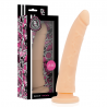 DELTA CLUB TOYS ARNÉS + DILDO NATURAL SILICONA MEDICA 17 X 3 CM