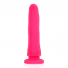 DELTA CLUB TOYS DILDO + ARNES ROSA SILICONA MEDICA 20 X 4 CM