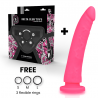 DELTA CLUB TOYS ARNES + DILDO ROSA SILICONA MEDICA 23 X 4.5 CM