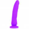 DELTA CLUB TOYS ARNES + DILDO LILA SILICONA MEDICA 23 X 4.5 CM