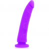 DELTA CLUB TOYS ARNES + DILDO LILA SILICONA MEDICA 23 X 4.5 CM