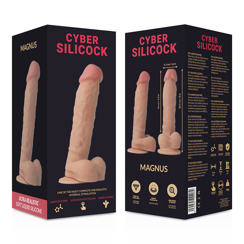 CYBER SILICOCK ARNÉS SILICONA LIQUIDA MAGNUS