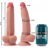 ROCKARMY ARNÉS + DUAL DENSITY LEOPARD DILDO REALISTA 23 CM