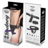 HARNESS ATTRACTION RODNEY DOBLE PENETRACIÓN VIBRADOR 18  X 3.5CM