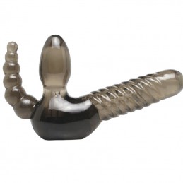 ROCKARMY ARNÉS + DUAL DENSITY CRUSADER DILDO REALISTA 21,5CM