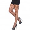 LEG AVENUE MEDIAS MICROREJILLA CON BORDADO NEGRO