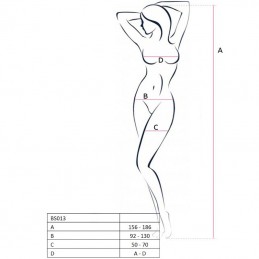 PASSION - ECO COLLECTION BODYSTOCKING ECO BS007 BLANCO