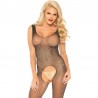 LEG AVENUE BODYSTOCKING CON ABERTURA Y BRILLANTES  T.U