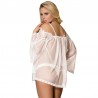 SUBBLIME BABYDOLL MANGA DE CAMPANA BLANCO S/M