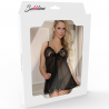 SUBBLIME SET SUJETADOR Y PANTIES CON LIGUERO L/XL