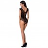 PASSION WOMAN BS064 BODYSTOCKING NEGRO TALLA UNICA