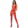 PASSION WOMAN BS084 BODYSTOCKING ROJO TALLA UNICA