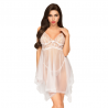 PENTHOUSE LIP SMACKER BABYDOLL BLANCO L/XL