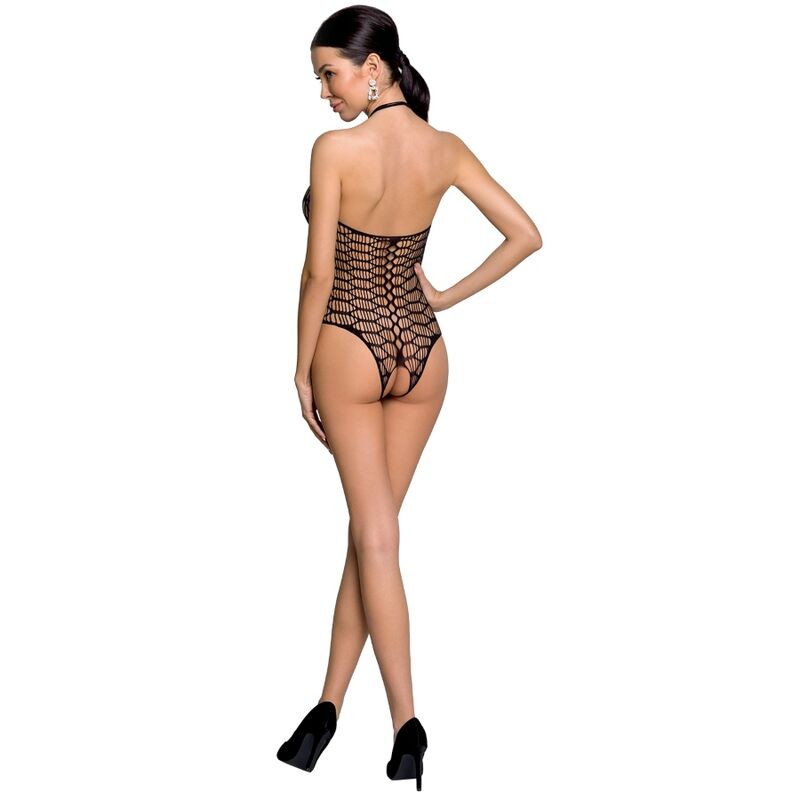 PASSION WOMAN BS087 BODYSTOCKING NEGRO TALLA UNICA