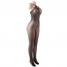 QUEEN LINGERIE BODYSTOCKING CUELLO HALTER S-L