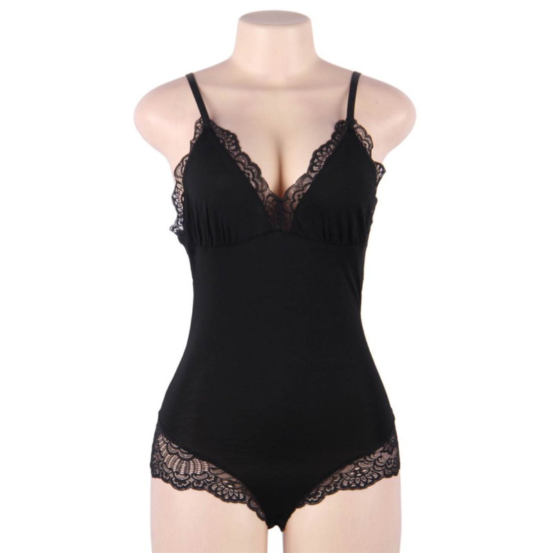 QUEEN LINGERIE TEDDY DE ENCAJES L/XL