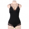 QUEEN LINGERIE TEDDY DE ENCAJES L/XL