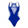 LEG AVENUE BODY TANGA RACERBACK TALLA UNICA - AZUL