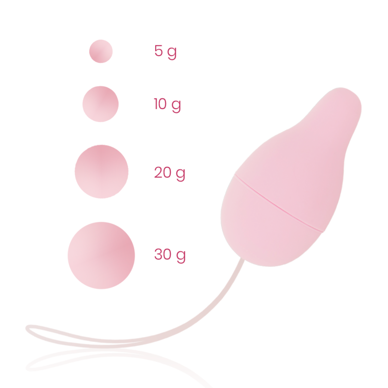 OHMAMA DESARROLLADOR SUELO PELVICO KEGEL SISTEMA DE PESOS