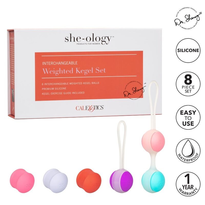 CALEX SHE-OLOGY SET BOLAS KEGEL INTERCAMBIABLES