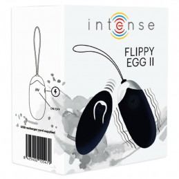 INTENSE FLIPPY II HUEVO RECARGABLE REMOTO LILA