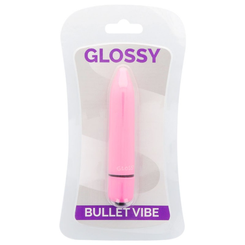 GLOSSY THIN VIBRADOR ROSA INTENSO